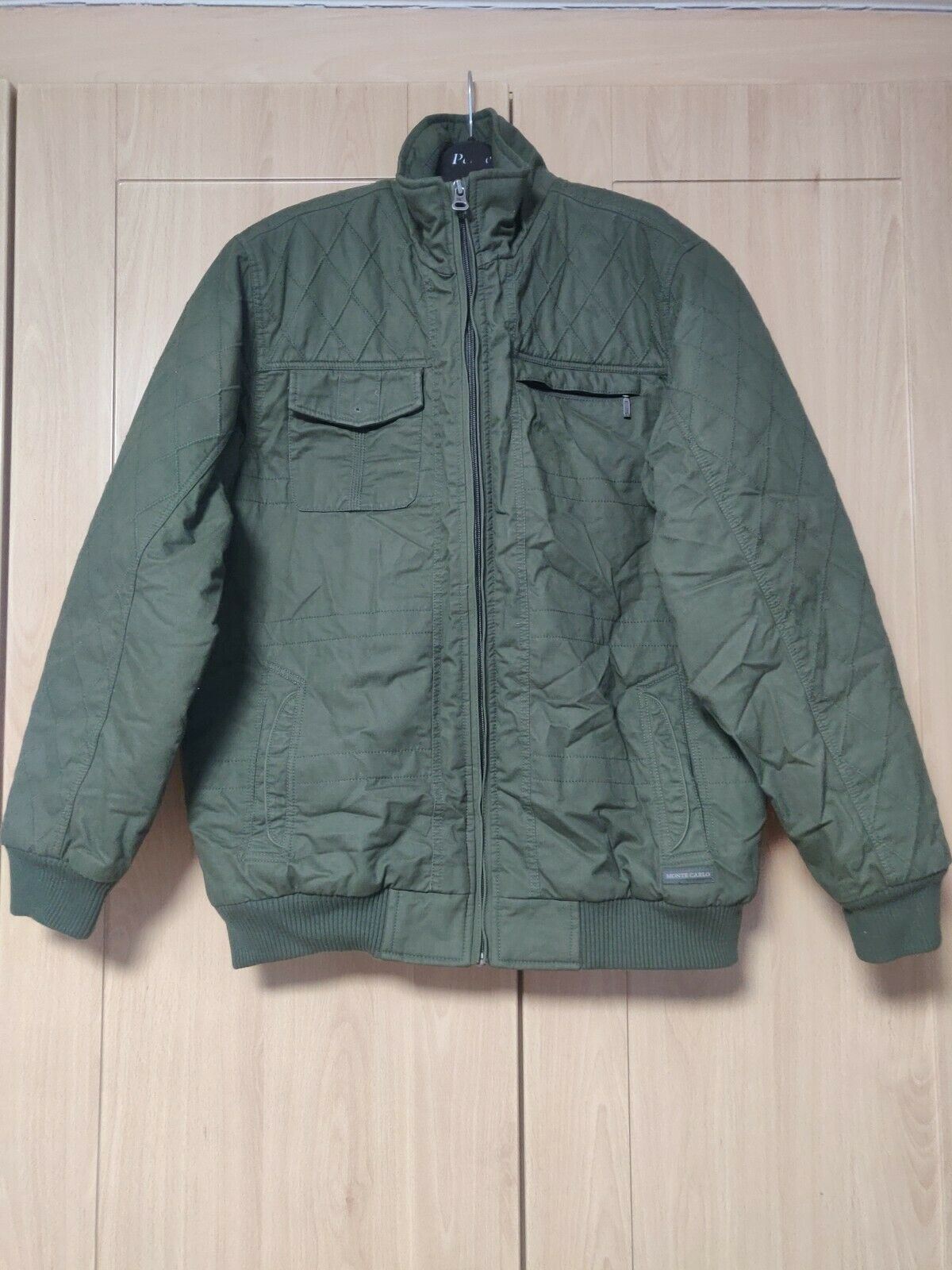 Monte Carlo Green Bomber Jacket  Men Size XL