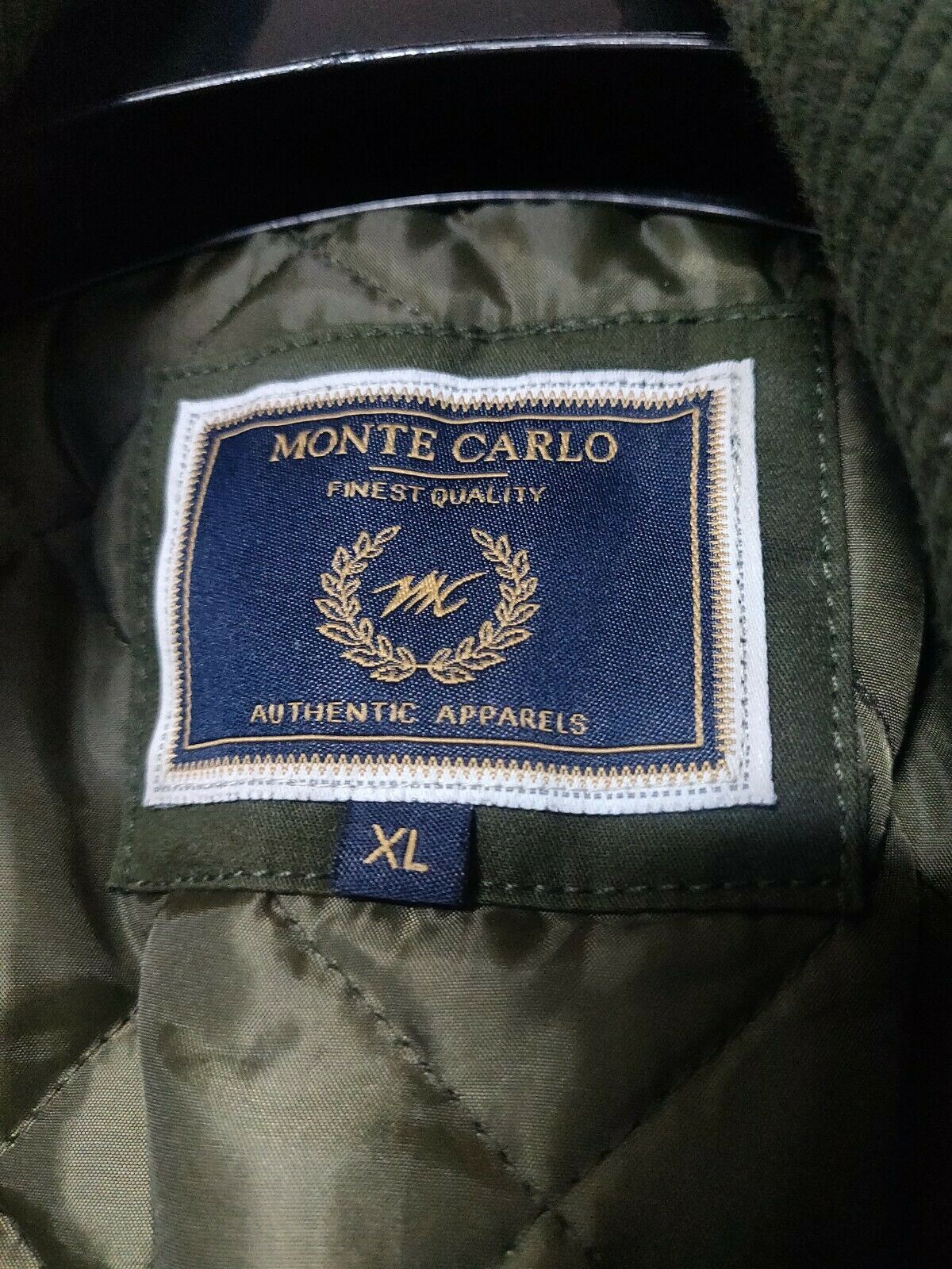 Monte Carlo Green Bomber Jacket  Men Size XL
