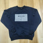 Nicce London Blue Sweatshirt Crew Neck Men Size XS