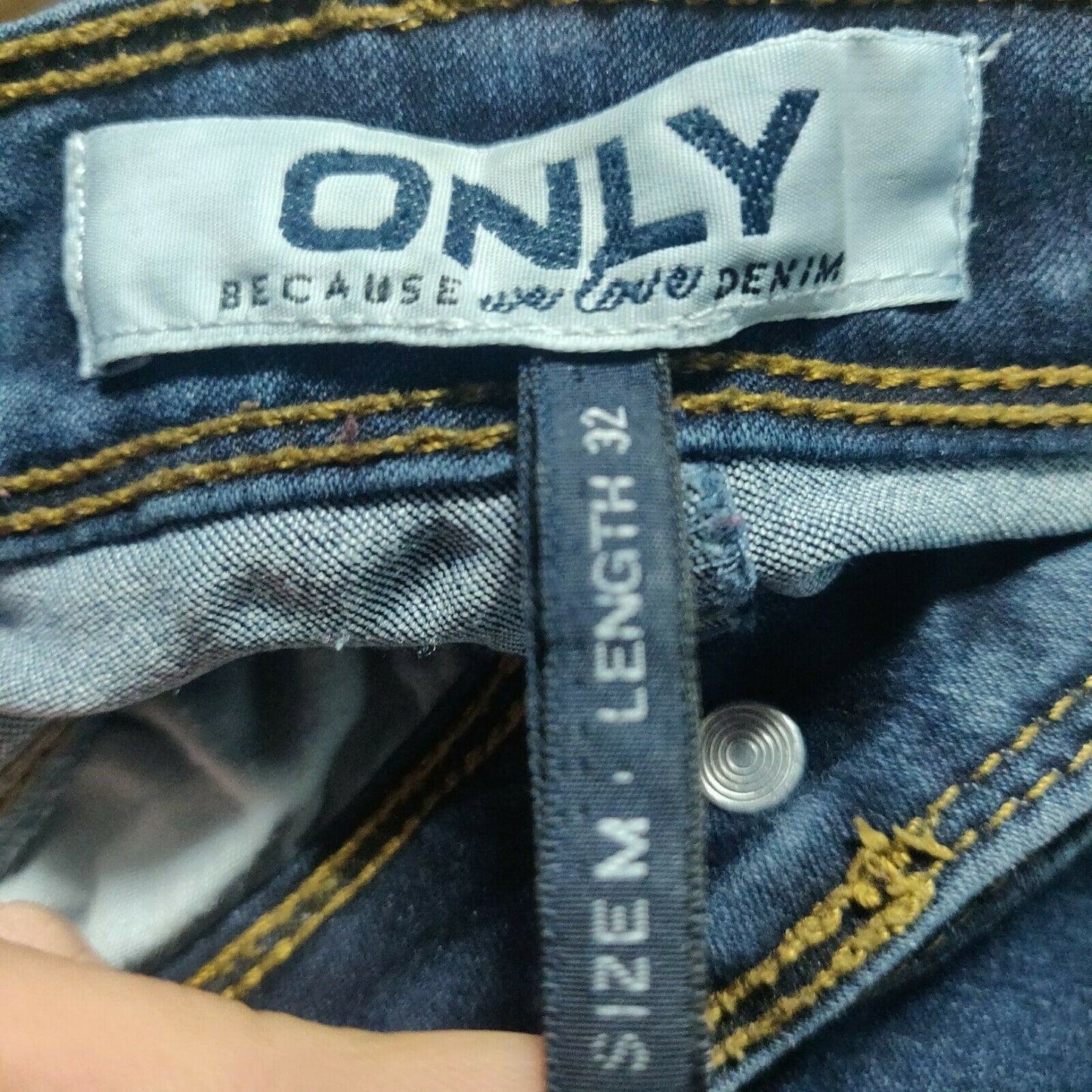 Only Blue Denim Stretchy Jeans Women Size W28/L31