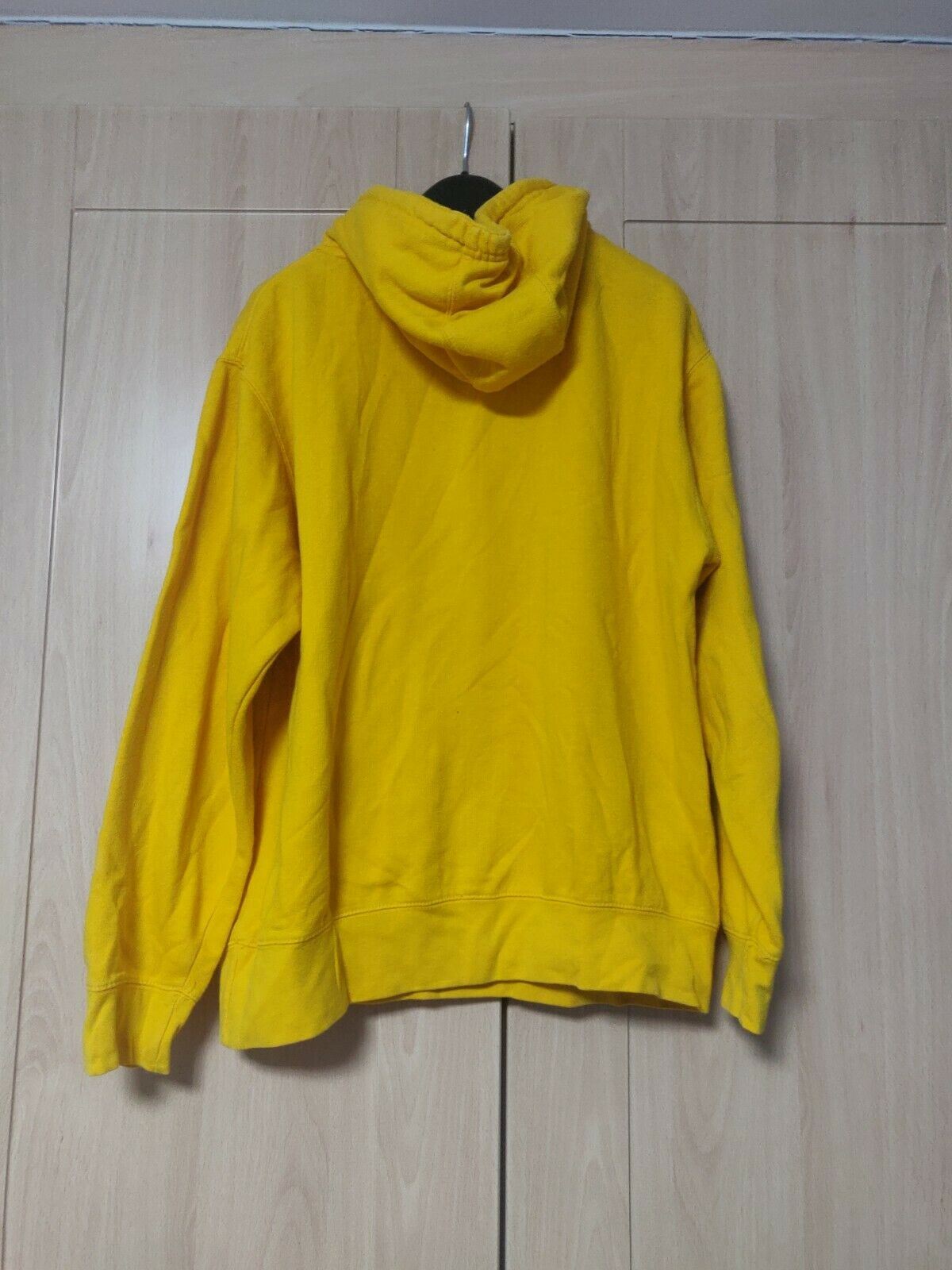 Hollywood California Yellow Pullover Hoodie Men Size Small