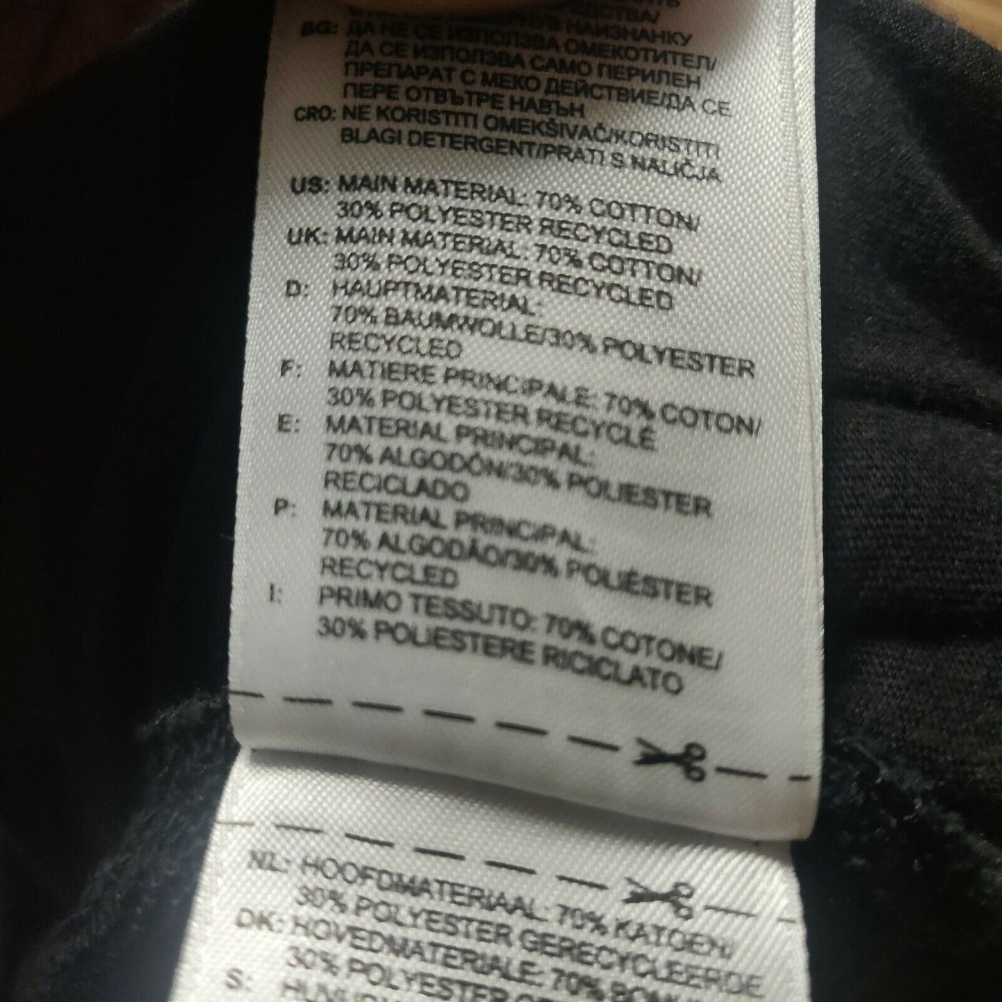 Adidas Black 3 Stripes High Neck Sweatshirt 1/4 Zip Women Size UK 6