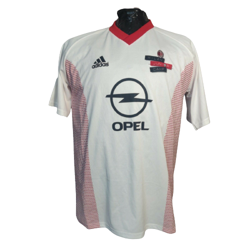 AC Milan Junior Camp White Adidas Jersey Football Boys Size XL