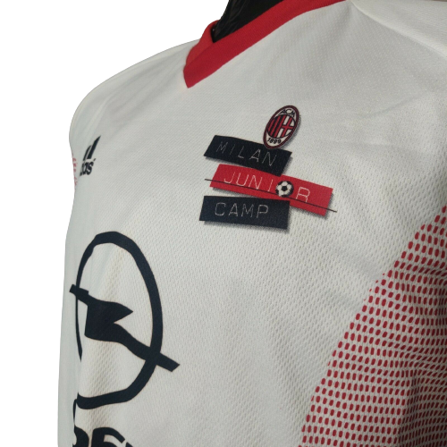 AC Milan Junior Camp White Adidas Jersey Football Boys Size XL