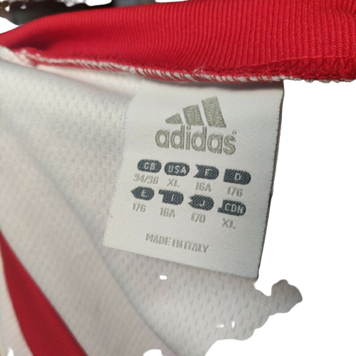 AC Milan Junior Camp White Adidas Jersey Football Boys Size XL