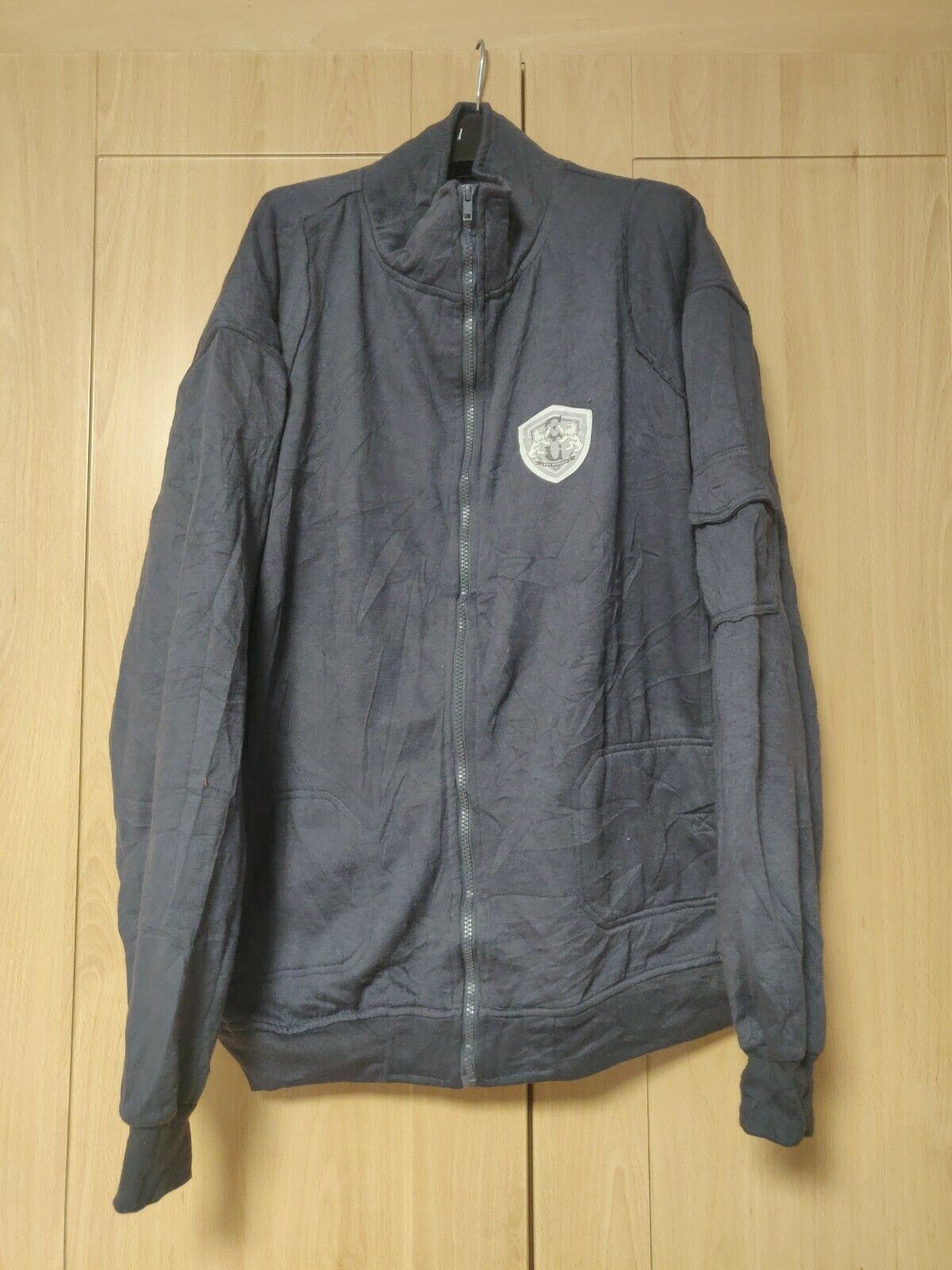 Extreme Coalition Blue Bomber Jacket Full Zip Men Size XXL