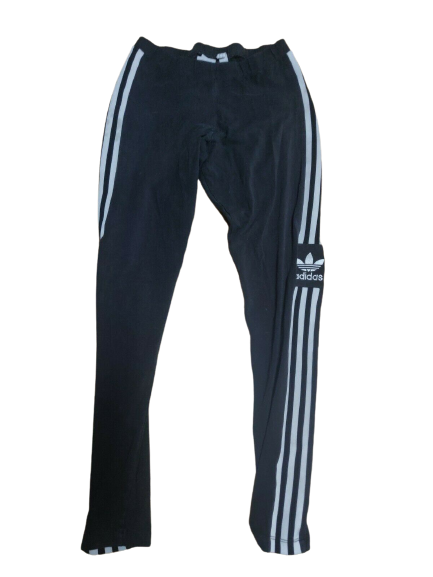 Adidas Black Cotton Leggings Women Size UK 6