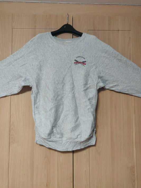 Sanibel Islan Desert sportswear  Vintage Grey Sweatshirt Jumper Men Size Large