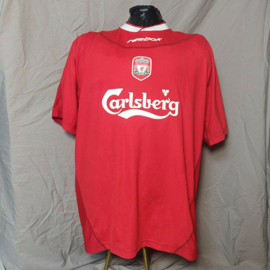 Liverpool FC 2005/06 Vintage Red Reebok Jersey Men Size 2XL