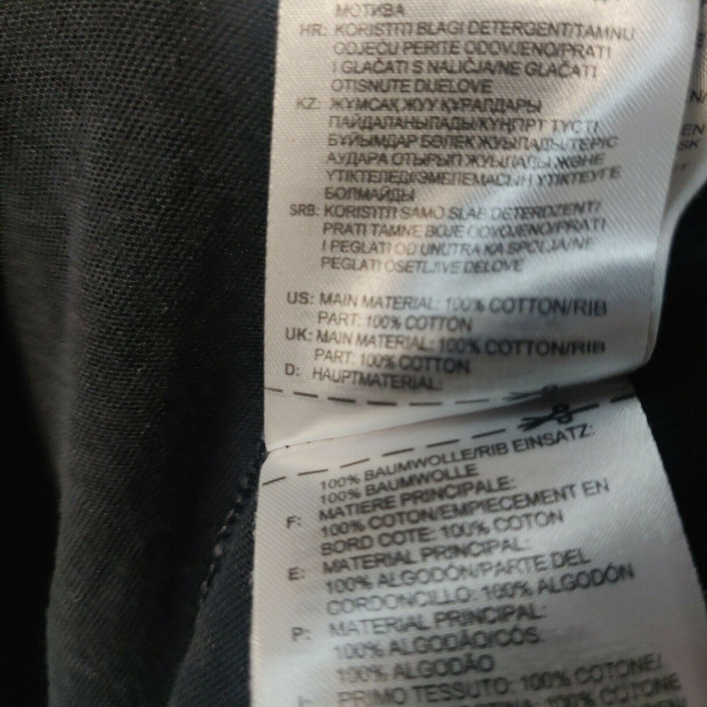 Adidas Black 3 Stripes T-shirt Short Sleeve Men Size Large