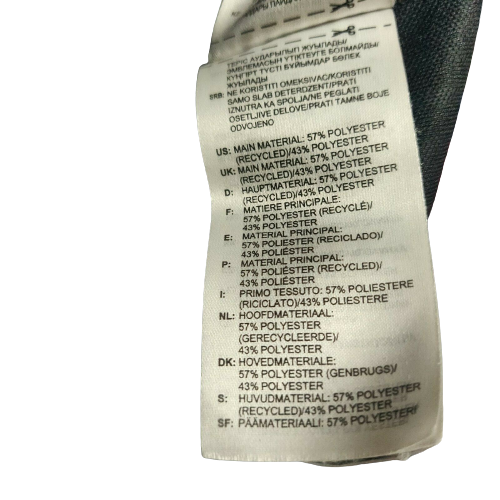 Adidas 3 Stripes Black T-shirt Short Sleeve Men Size Large