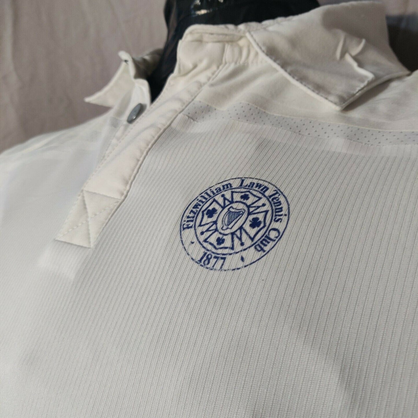 Fitzwilliam Lawn Tennis Club White Wilson Jersey Men Size Medium
