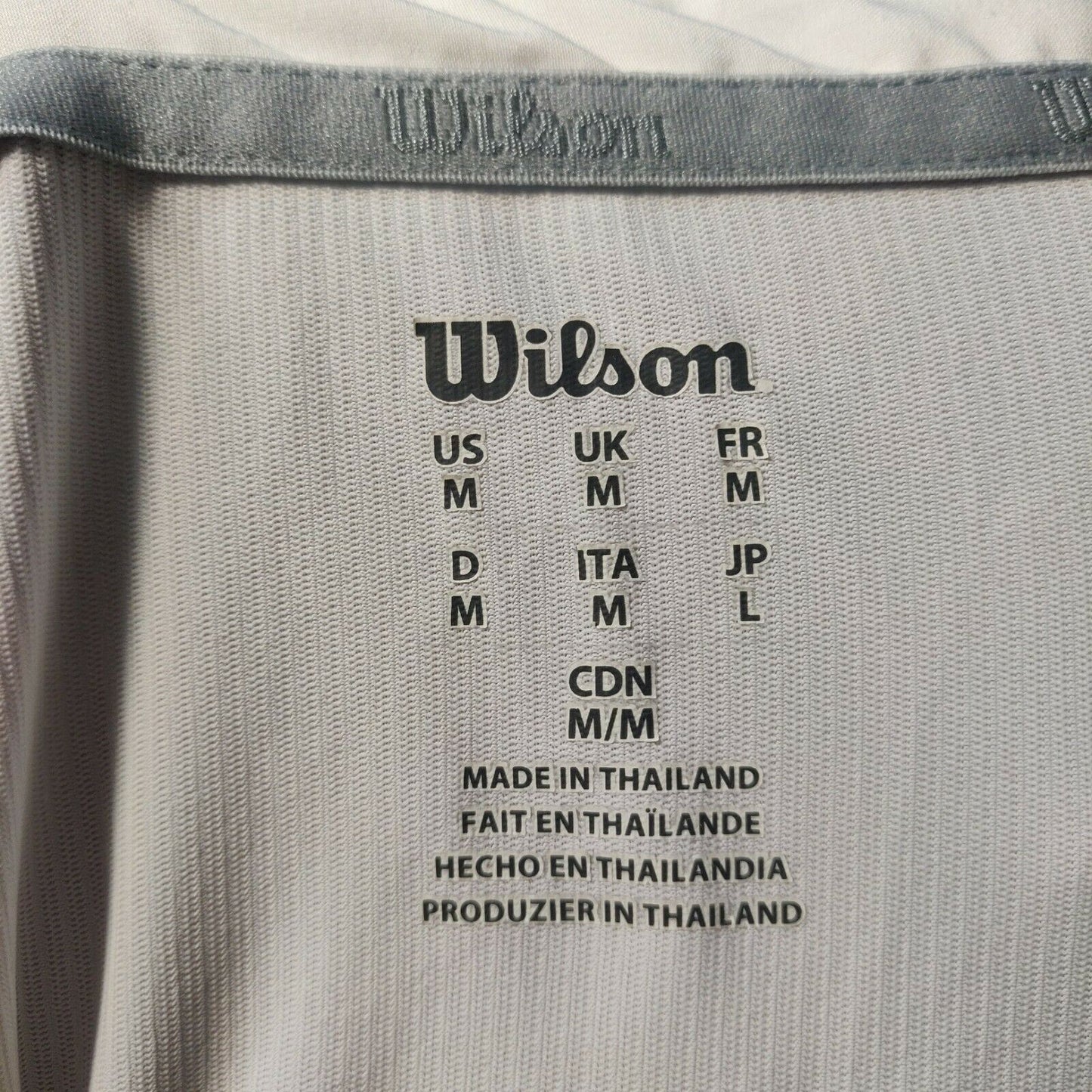 Fitzwilliam Lawn Tennis Club White Wilson Jersey Men Size Medium