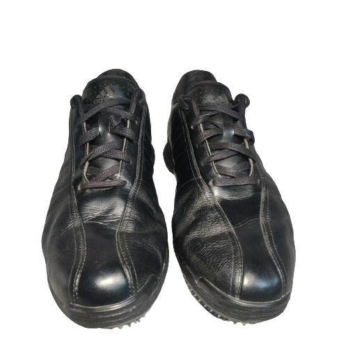 Adidas Green Star Black Fitfoam Climaproof Golf Shoes Men Size UK 10.5