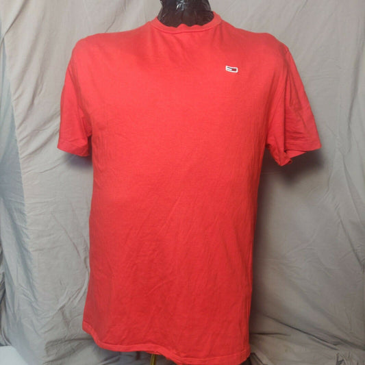 Tommy Hilfiger Red T-shirt Short Sleeve Men Size Large