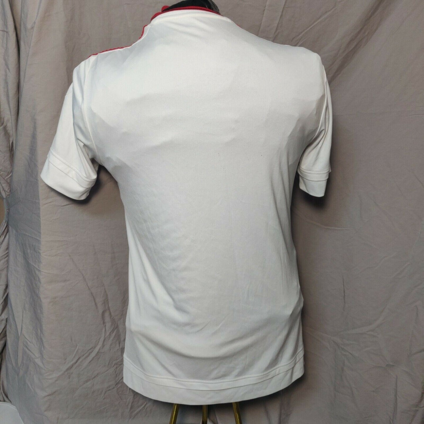 Manchester United 2016 White Adidas Jersey Short Sleeve Men Size Medium