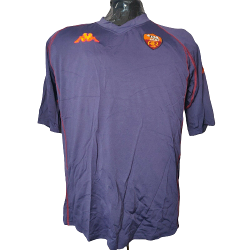 AS Roma Purple Kappa Jersey Short Sleeve Men Size XXL