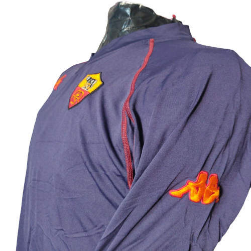 AS Roma Purple Kappa Jersey Short Sleeve Men Size XXL