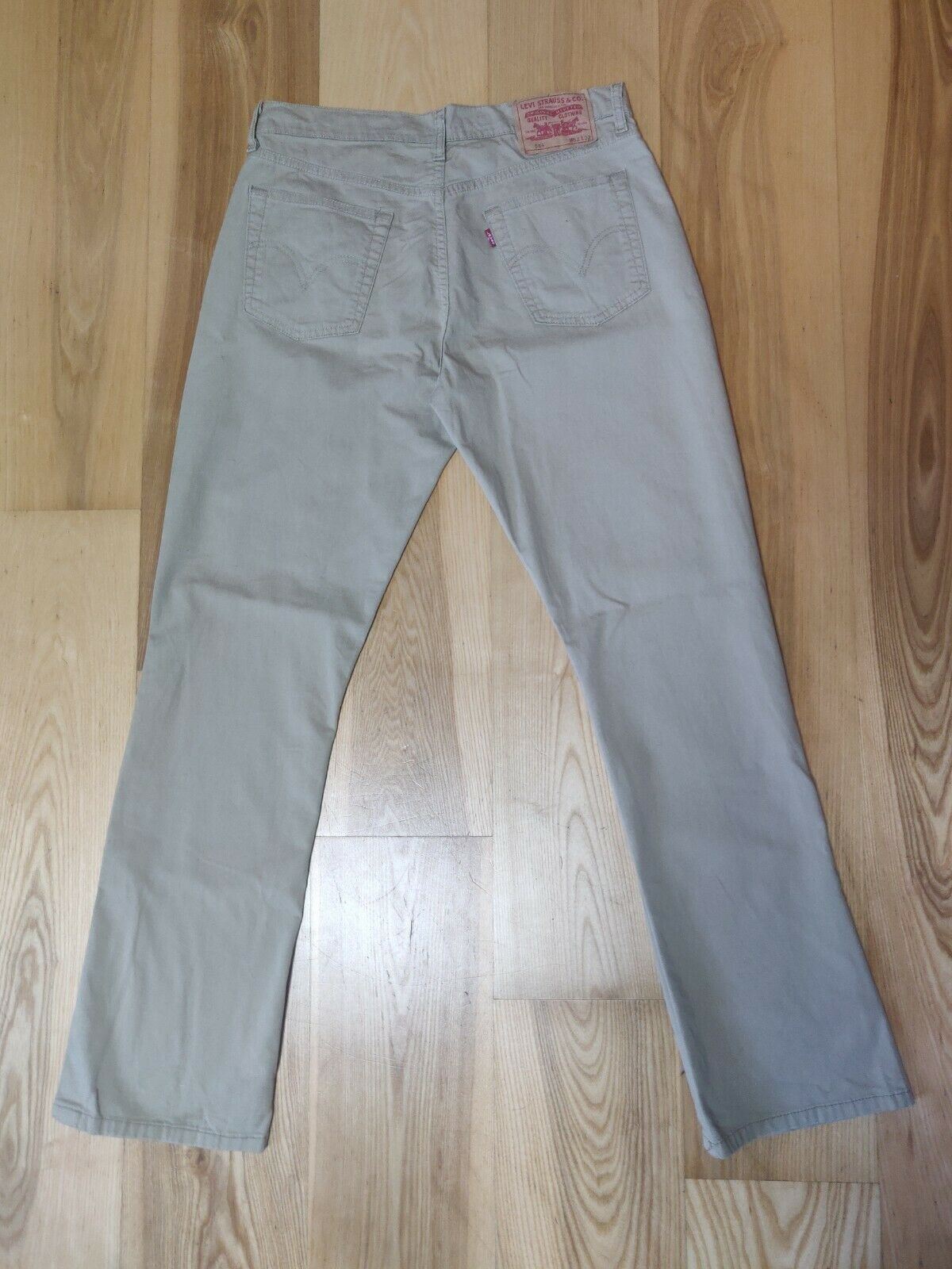 Levi's 584 Beige Denim Jeans Men Size W32/L32
