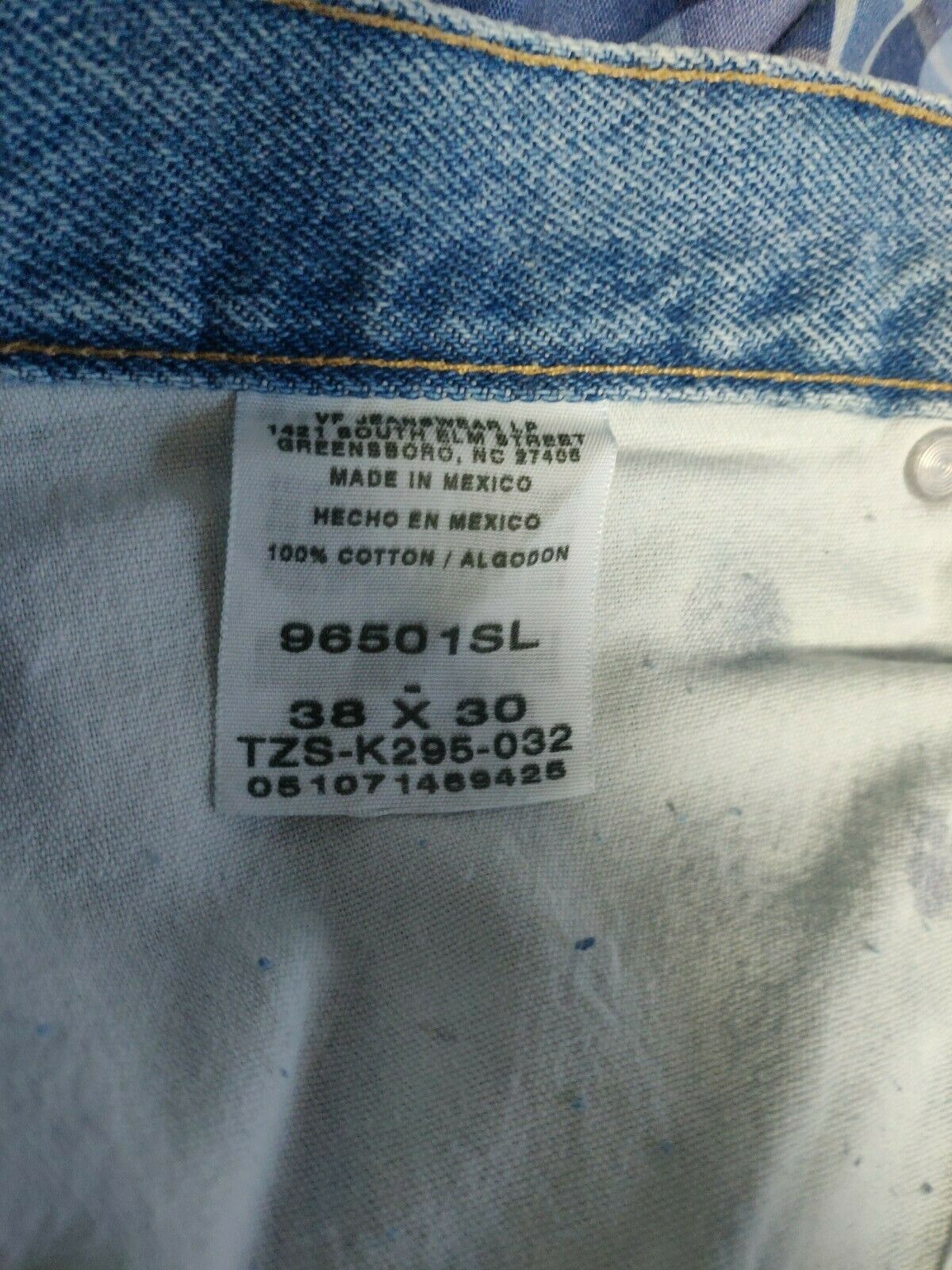 Wrangler Premium Quality Denim Blue Jeans Men Size W38/L30