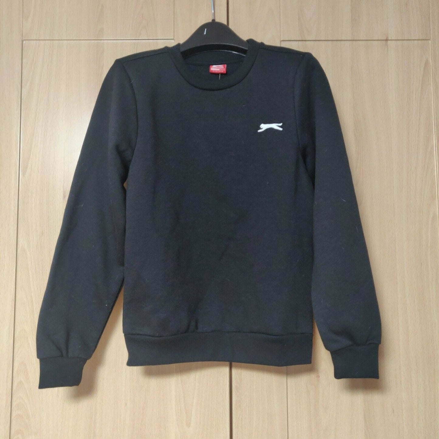 Slazenger Black Sweatshirt Long Sleeve Boys 11-12 Years