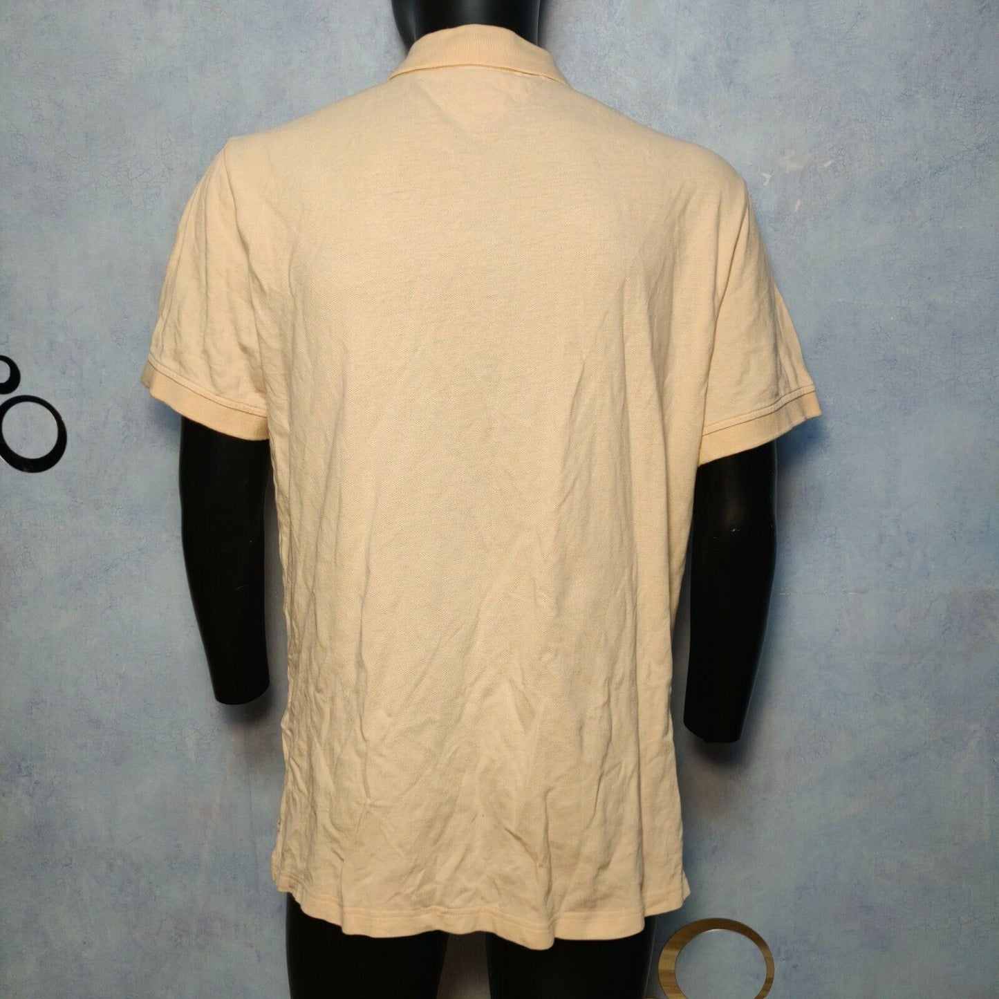 Tommy Hilfiger Coral Pink Polo Custom Fit Men Size Large