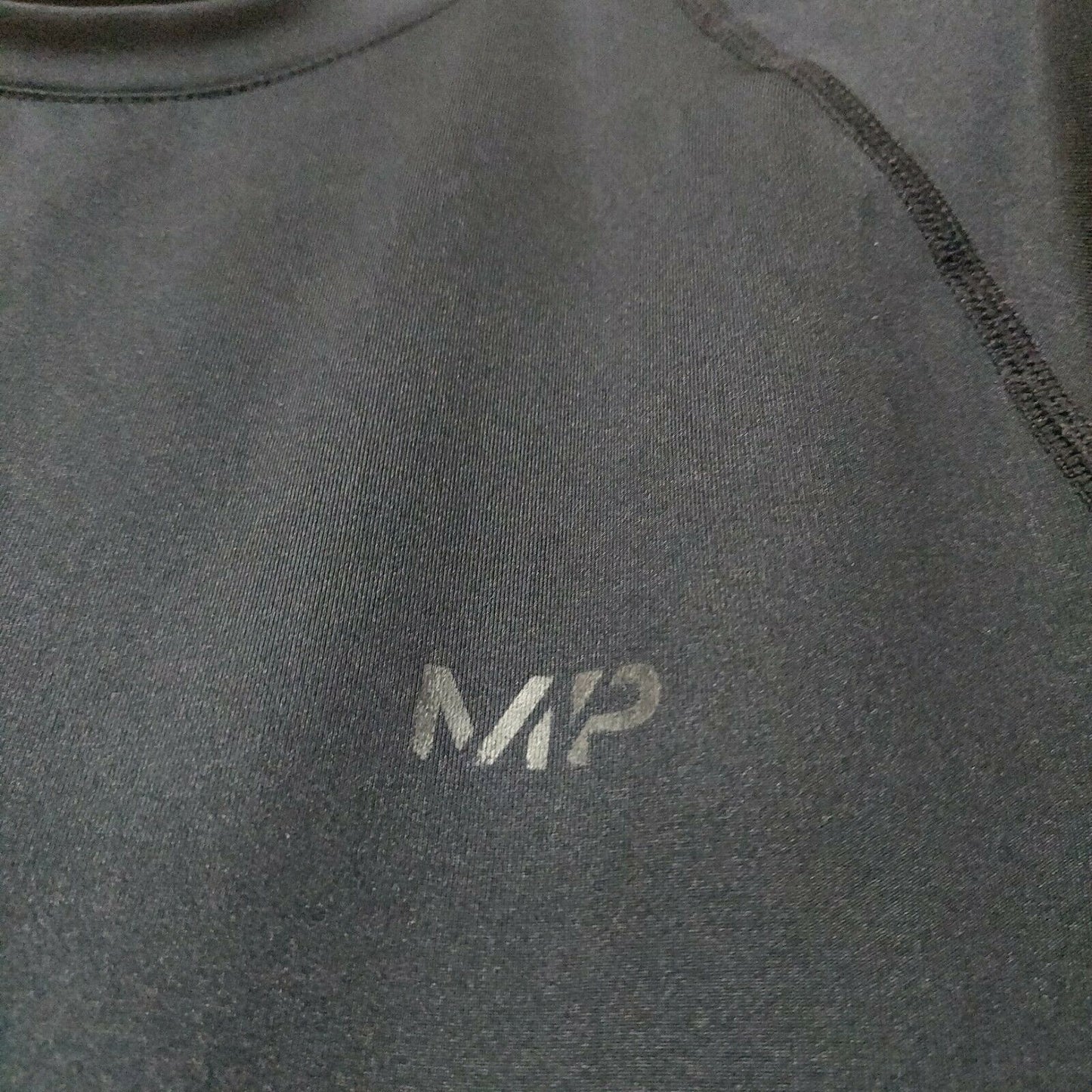 MyProtein Black Gym running  Long Sleeve Men top Size Medium