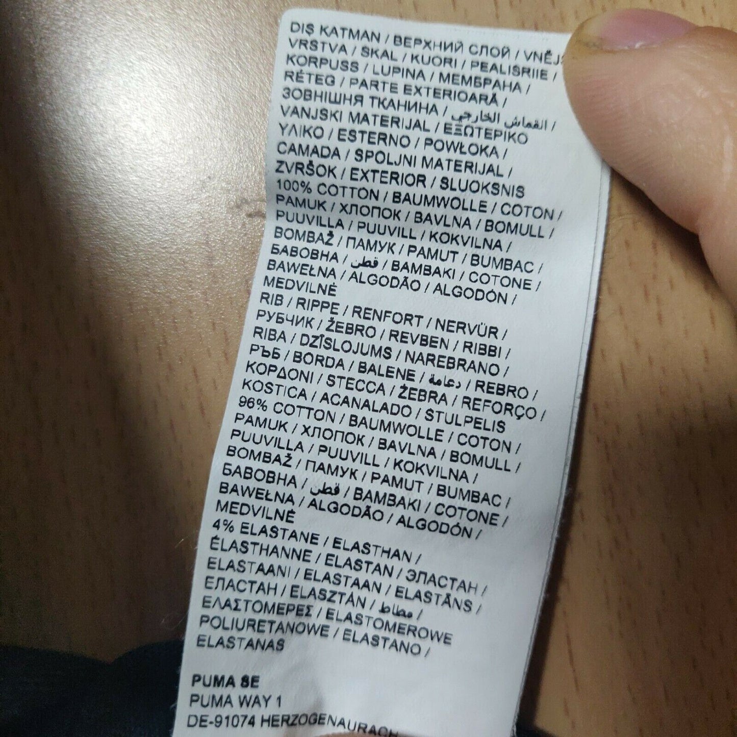 Puma Black Short Sleeve cotton Men t-shirt Size Large