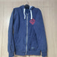 Tog Twenty Four Navy Full Zip Hoodie Men Size Medium