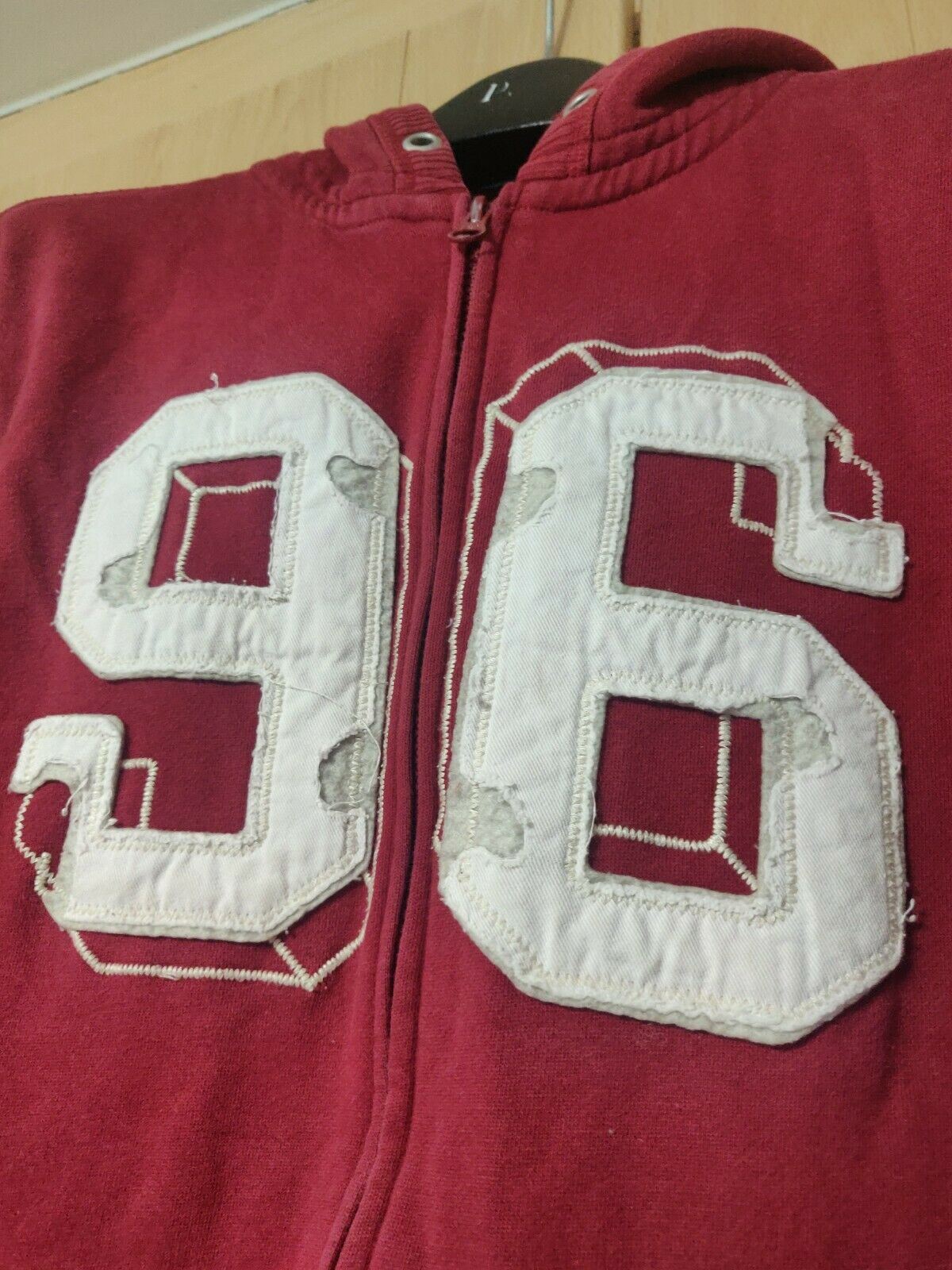 Jasper Conran 96 Red Full Zip Hoodie Boys Size Age 14