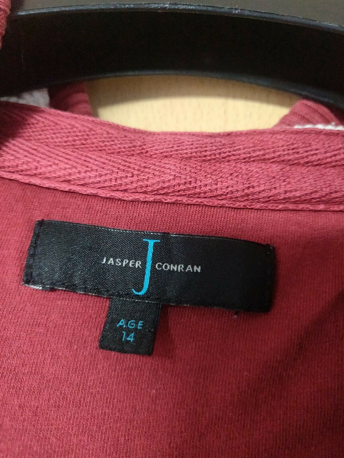 Jasper Conran 96 Red Full Zip Hoodie Boys Size Age 14