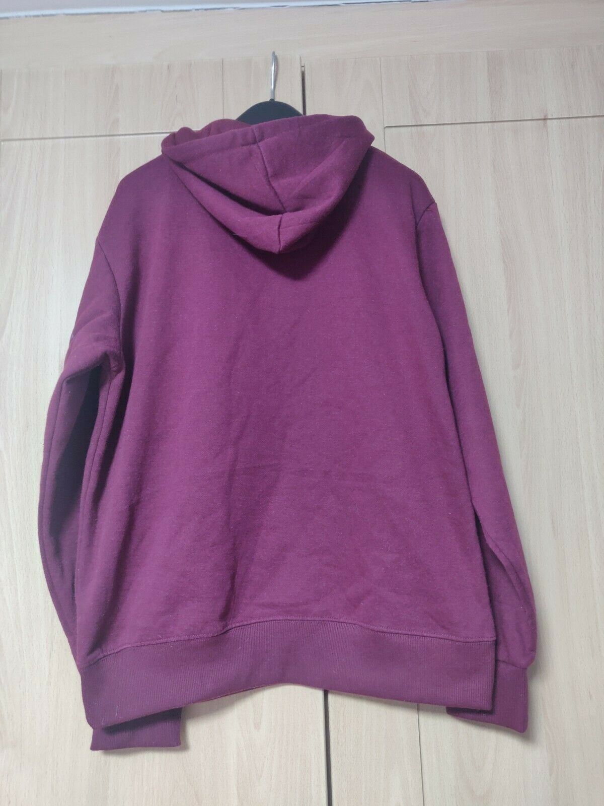 Universita Roma Burgundy Pullover Hoodie Men Size Medium