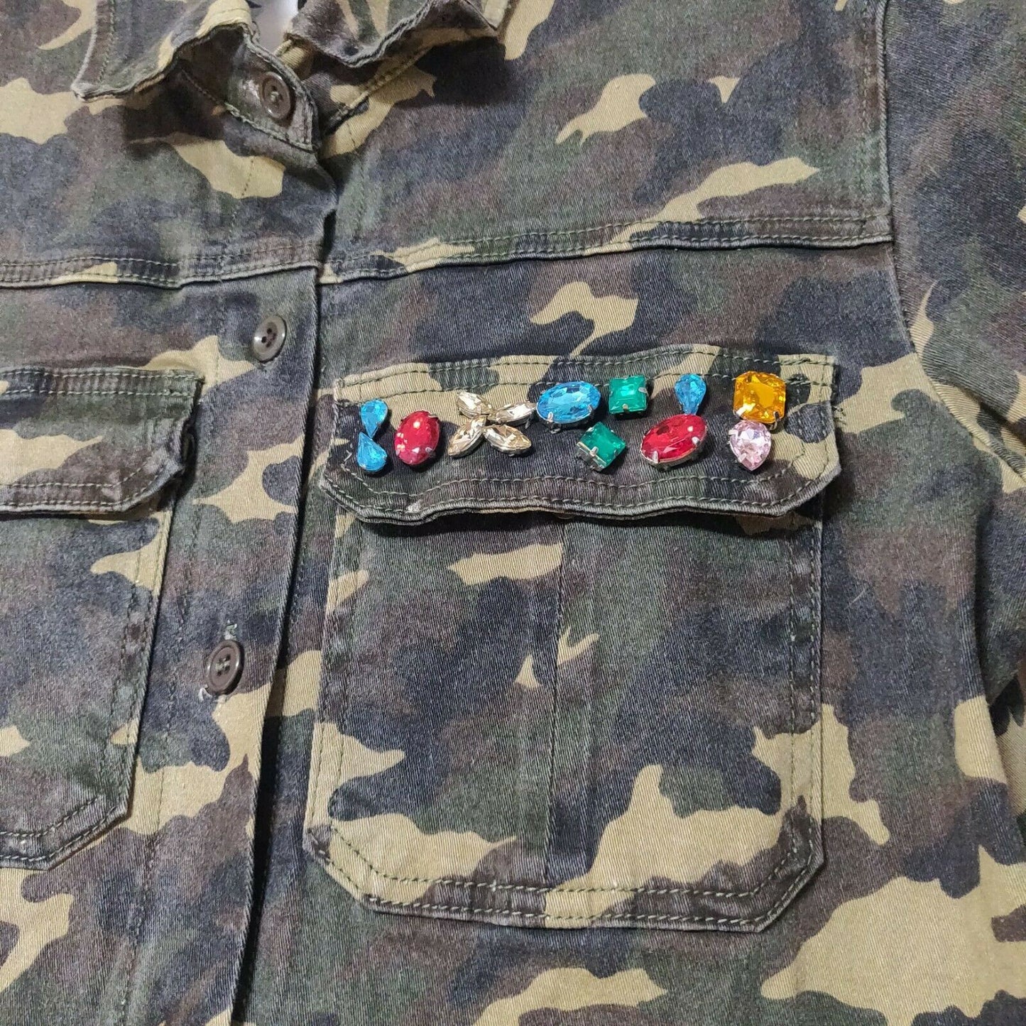 Goldenim Camo Vintage Shirt Women Size Medium