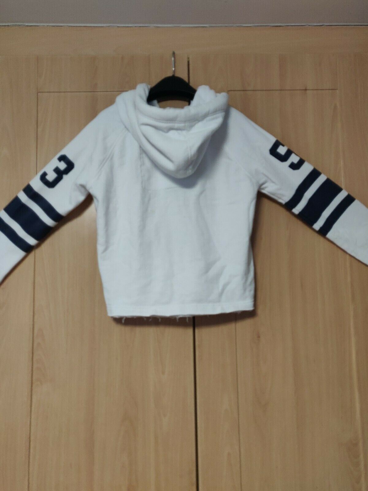 Superdry Vintage White Hoodie Women Size Small
