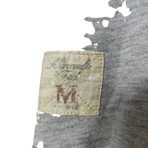 Abercrombie & Fitch Vintage Grey Pullover Hoodie Women Size Medium
