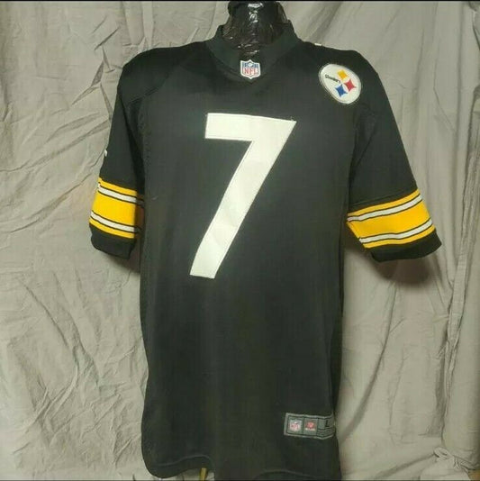 Pittsburgh Steelers Roethlisberg 7 Black NFL Jersey Men Size Large