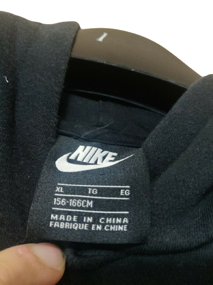 Nike Black Pullover Hoodie Teen Girls 15-16Years Size XL