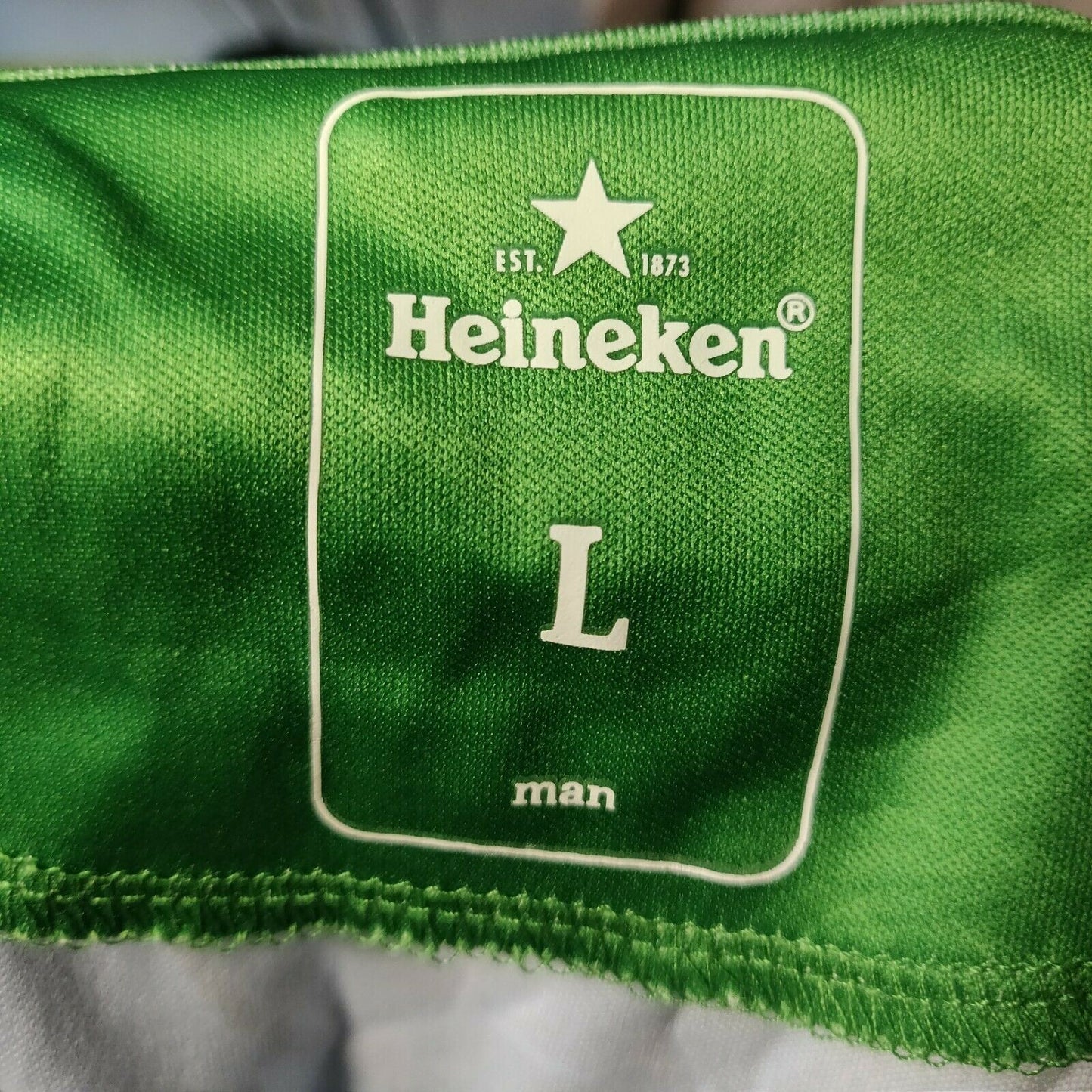 Heineken Green T-shirt Euronews 2020 Football Men Size Large