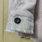 Zara Corduroy Cotton Pink Denim Jacket Women Size Medium