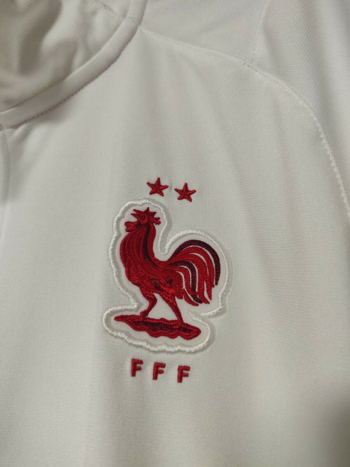 Nike France Football Federation White Drill Top Full Zip Men Size Large