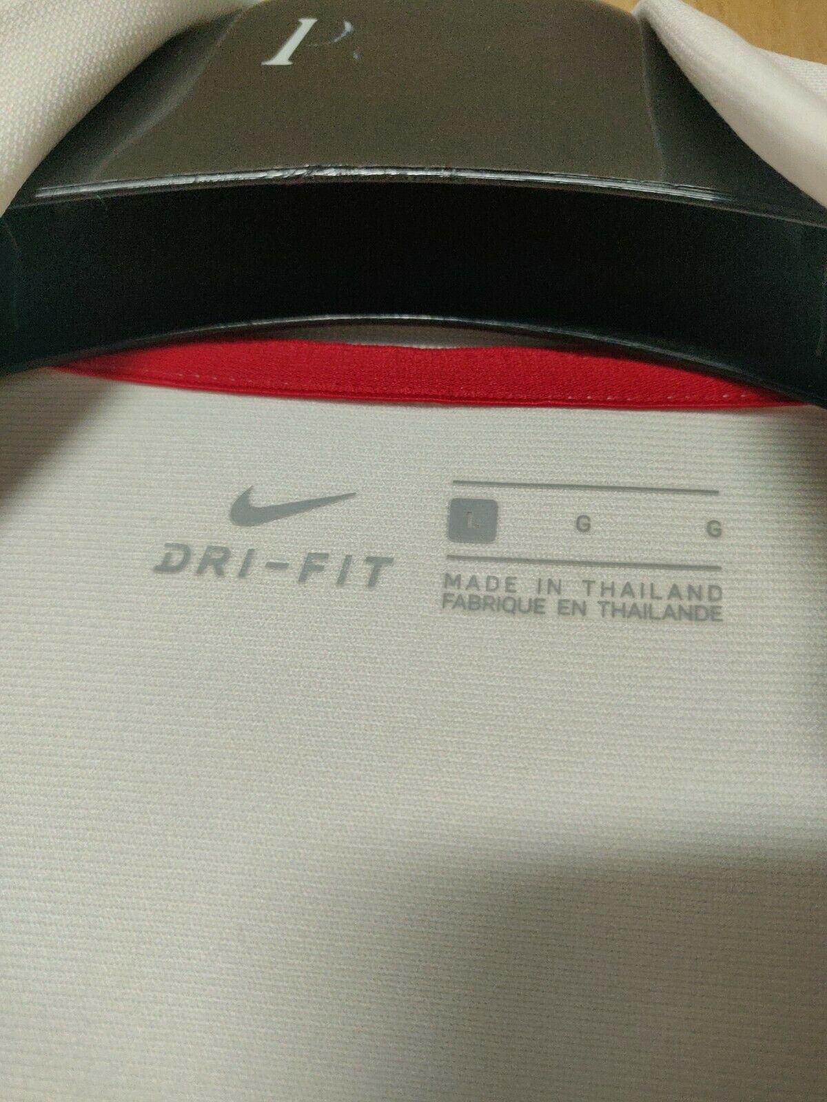 Nike France Football Federation White Drill Top Full Zip Men Size Large