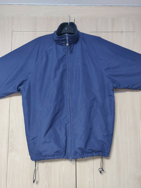 Nikko Blue Nylon Windbreaker Jacket Mens Size 6