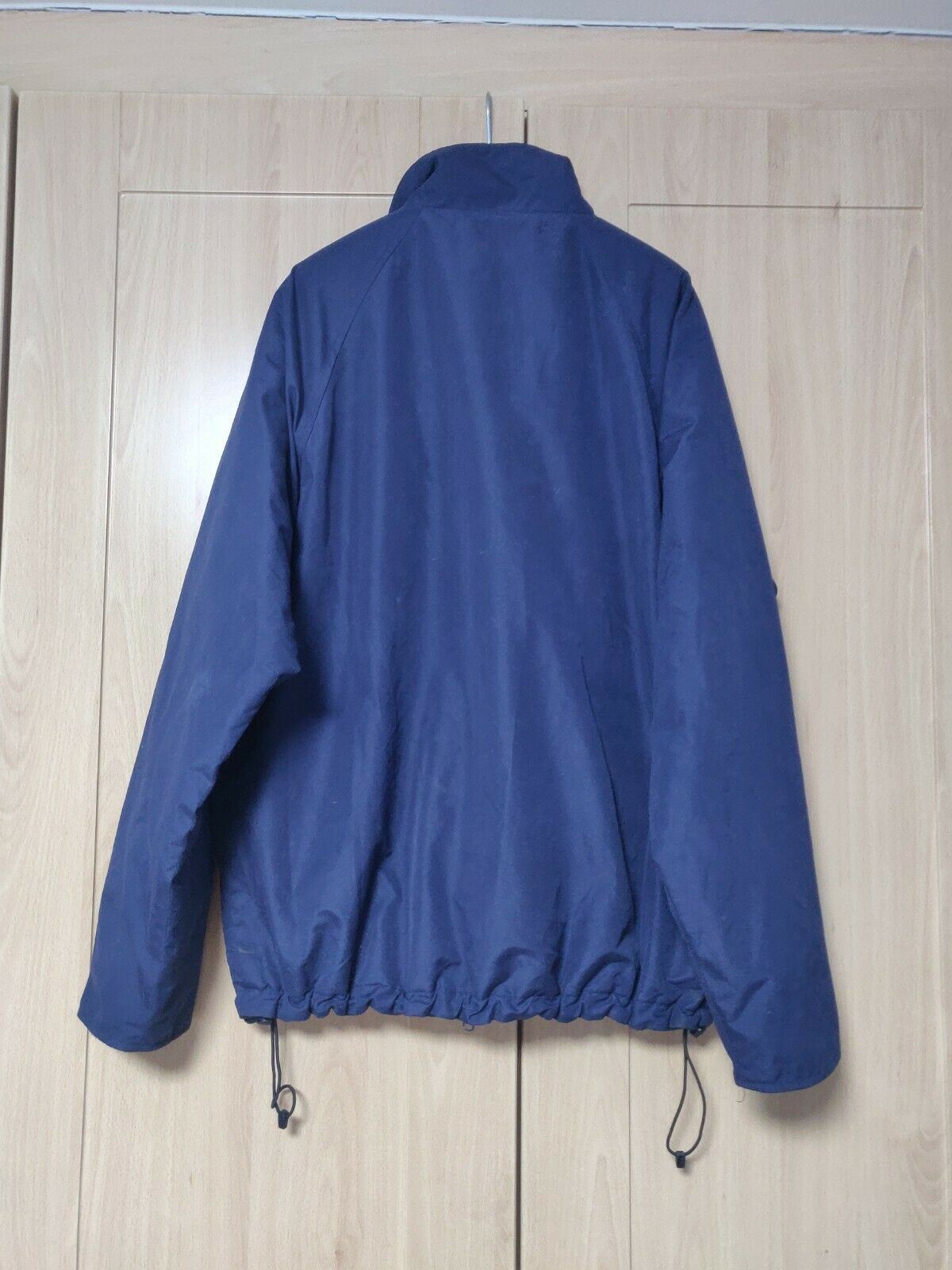 Nikko Blue Nylon Windbreaker Jacket Mens Size 6