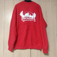 Gildan Saint Marguerite Red Sweatshirt Long Sleeve Jumper Men Size Medium