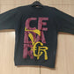 Hanes Cedar Black Sweatshirt Long Sleeve Jumper Men Size Large