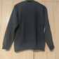 Hanes Cedar Black Sweatshirt Long Sleeve Jumper Men Size Large
