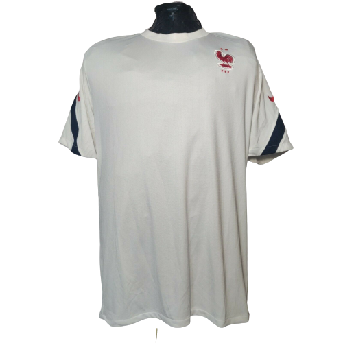 France Football Federation White Nike Dri-Fit Jersey Men Size XL
