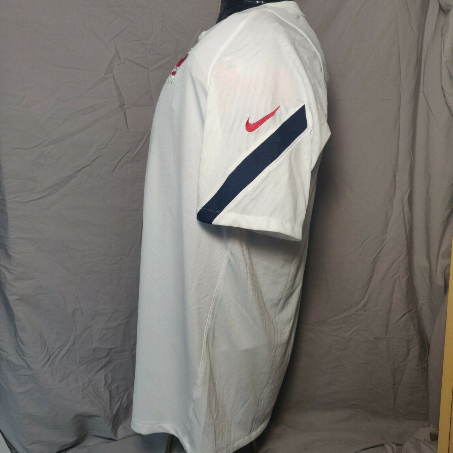 France Football Federation White Nike Dri-Fit Jersey Men Size XL