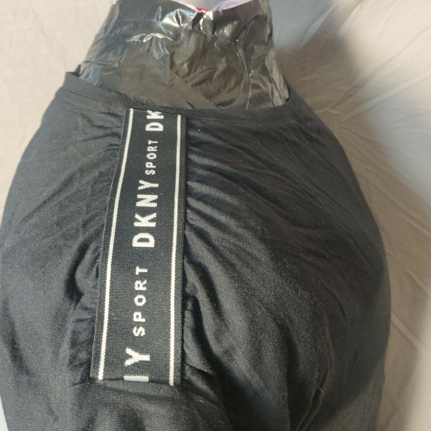 DKNY Sport Black T-shirt Short Sleeve Women Size Medium