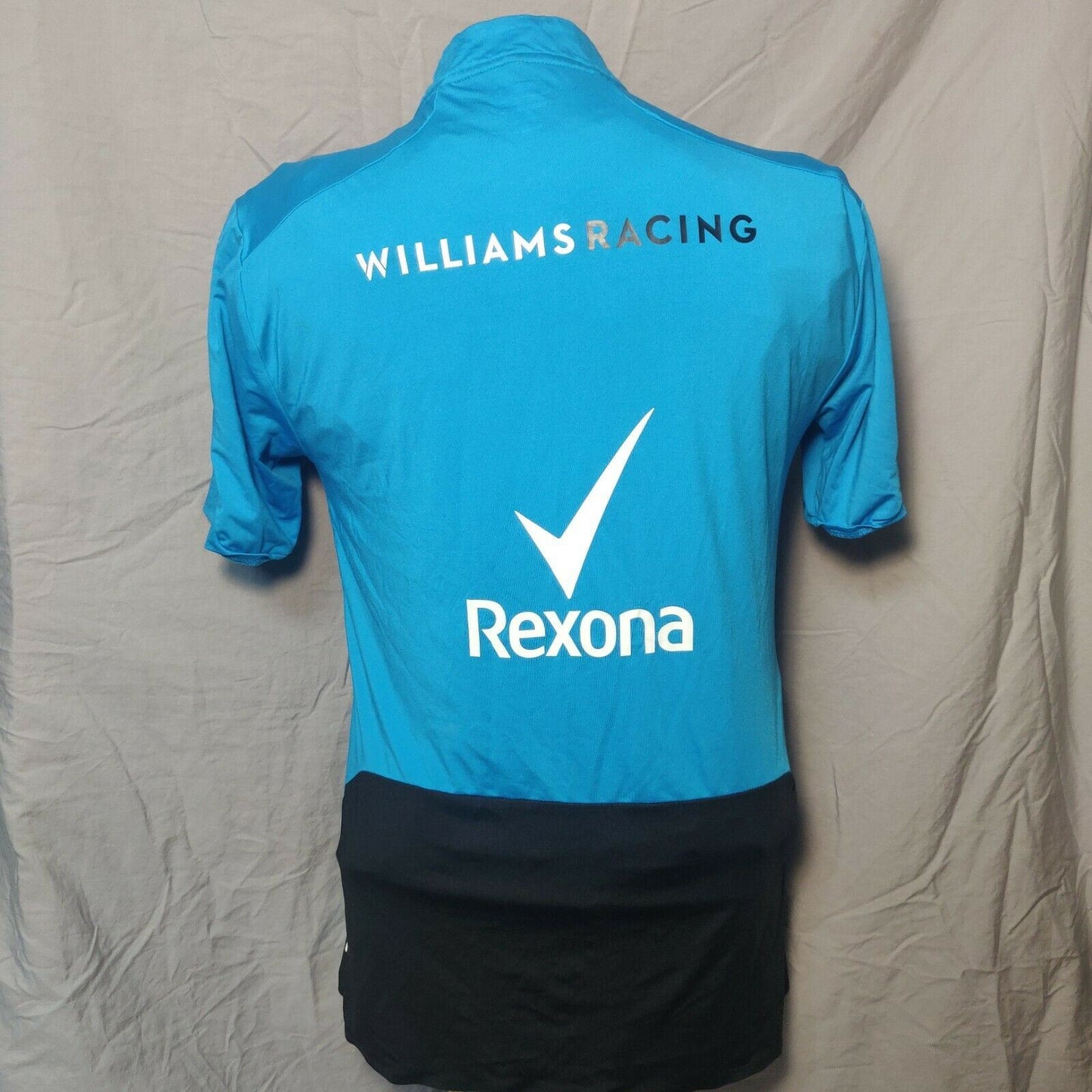Fanatics Rokit Williams Racing Blue F1 Zipped Polo Men Size Medium